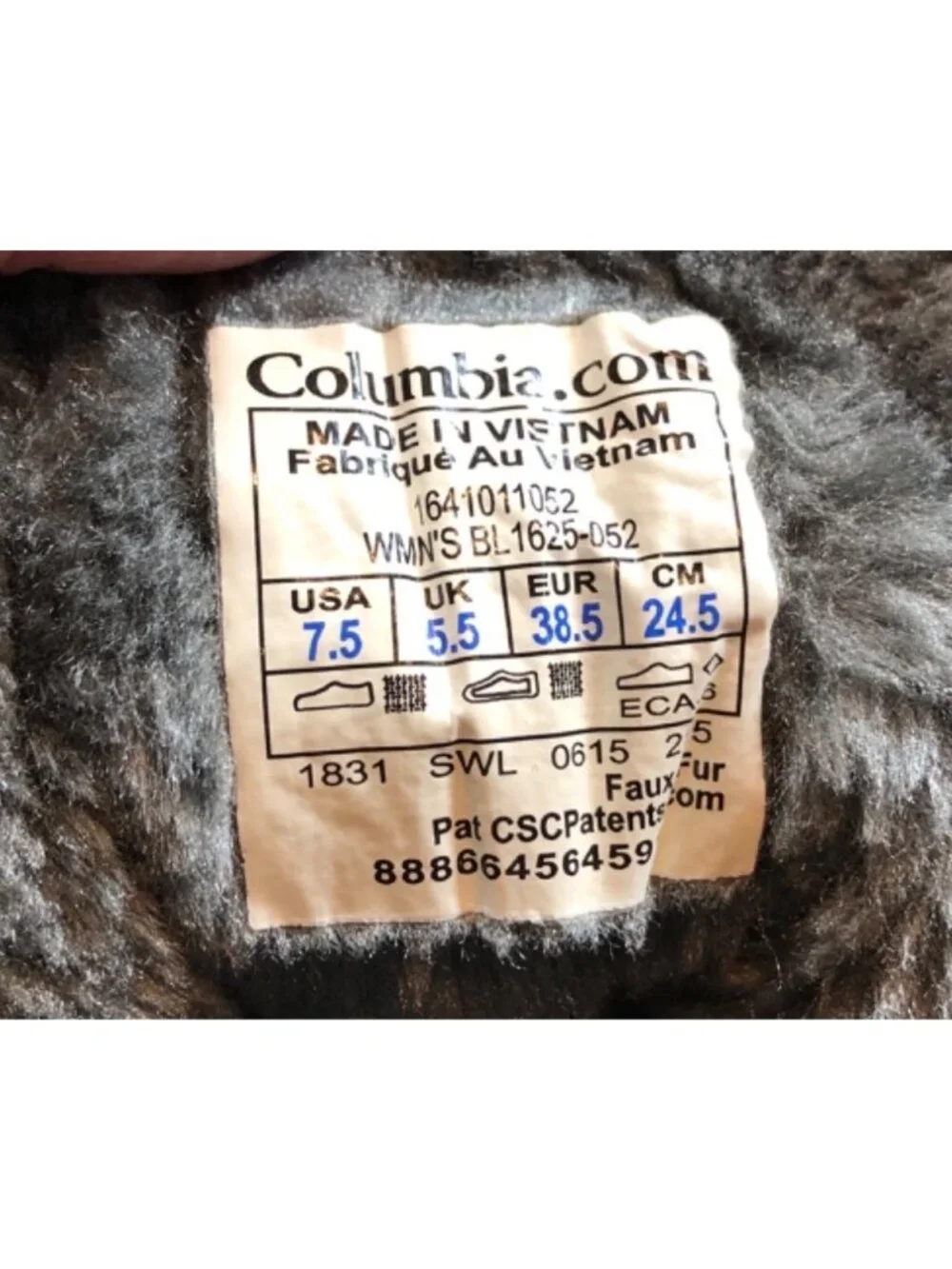 Columbia Womens 7.5 Minx Mid II Omni-Heat Gray Snow Boots